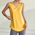 thumbnail image 1 of SNKSDGM Female Tank Top for Women Loose fit Crop Tank Top for Women Loose fit Dressy Women's Fashion Casual V Neck Solid Color Sleeveless Vest Top M, 1 of 4