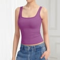 thumbnail image 1 of SNKSDGM Female Tank Top for Women Pack Black Women Tank Tops Loose fit Women's Square Neck Tank Top Sleeveless Double Lined Basic Tops Xxl, 1 of 4