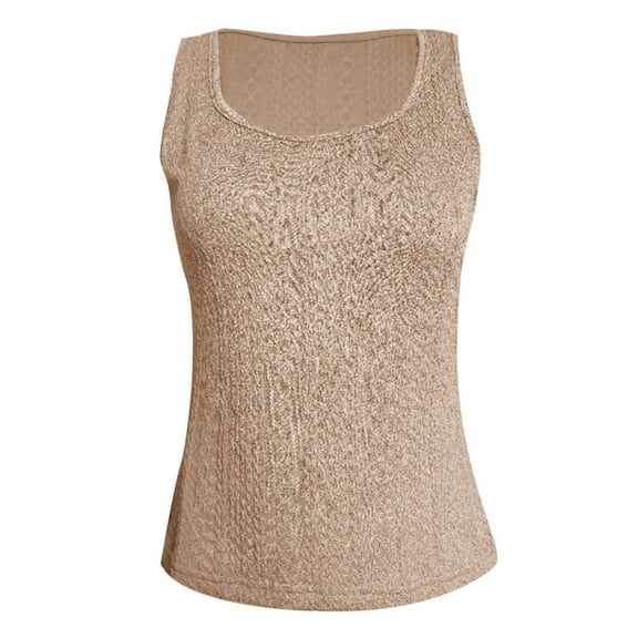 SNKSDGM Female Tank Top for Women Pack Cotton Womens White Tank Top Loose fit New Sexy Solid Color Jacquard Versatile Hot Girl Vest Top M