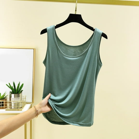 SNKSDGM Female Tank Tops for Women Set Womens Tank Tops Fitted Cropped Women's Neck Sleeveless Knit Ribbed Fitted Casual Crop Tank Top L