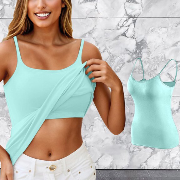 SNKSDGM Female White Tank Top Woman Crop Cotton Summer Beach Tank Tops for Women Funny Cute Suspender Vest Female Yoga Bottoming Underwear Xxxl