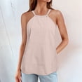 thumbnail image 1 of SNKSDGM Female Women's Tank Tops Loose fit Plus Size Tank Tops for Women 5X Long Women's Vest Casual Suspenders Solid Color Neck Loose L, 1 of 4