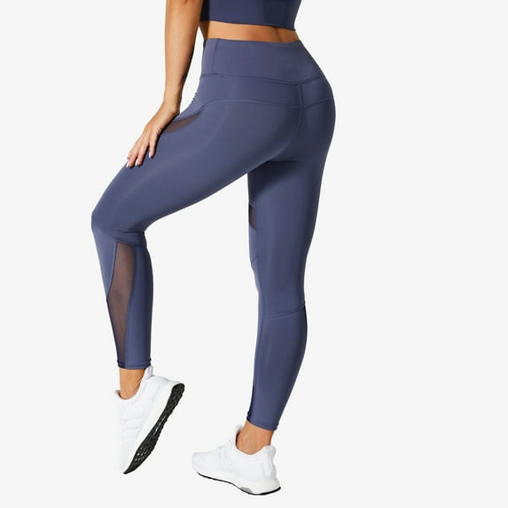 SNKSDGM Flare Leggings for Women No Front Seam 28 Women's Push up Opaque Sports Gym Yoga Fitness Leggings High Waist Seamless Sports Leggings Lifting Leggings V Shaped Opaque Yoga Trousers