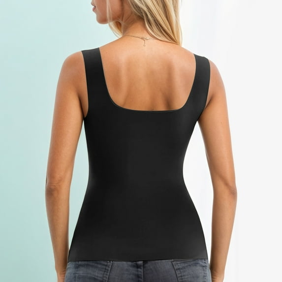 SNKSDGM Fourth of July Low Cut Tops for Women Women's Plus White Going Out Bra Camisoles Adjustable Spaghetti Strap Tank Tops Basic Layer