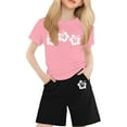thumbnail image 1 of SNKSDGM Girls Baby Girl Outfits 3-6 Months Summer Cute Easter Outfits for Girls 10-12 Children's Printed Round Neck Short Sleeved T Shirt for Boys and Girls 3-4 Years, 1 of 4