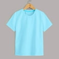 thumbnail image 1 of SNKSDGM Girls Cute Tops for Girls 8-10 Baby Clothes for Girls Summer Girls Soft Short Sleeve Crew Neck T Shirts Color Printed T Shirt 3-4 Years, 1 of 3