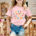 thumbnail image 1 of SNKSDGM Girls Girls Shirts Size 10-12 Blue Clothes for Girls 10-12 Jeans Kids School Season Back to School Season Printed Casual Short Sleeve Top T Shirt 160.00, 1 of 3
