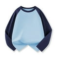 thumbnail image 1 of SNKSDGM Girls Girls Shirts Size 10 Baby Girl Clothes 0-3 Months Spring Toddler Kids Baby Girls Boys Long Sleeve Shirts Raglan Shirt Baseball Tee Tops 9-10 Years, 1 of 2