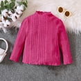 thumbnail image 1 of SNKSDGM Girls Girls Shirts Size 8 Baby Clothes for Girls Toddler Girls Long Sleeve Kids Knit Ribbed Solid T Shirt Pullover Tops 18-24 Months, 1 of 7