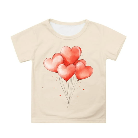 SNKSDGM Girls Girls Short Sleeve Tops Size 4T Clothes for Girls 10-12 Trendy Kids Erfly Print Short Sleeve T Shirt Tops Casual 3-4 Years