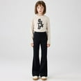 thumbnail image 1 of SNKSDGM Girls Pants Size 14-16 Wide Leg Girls Leggings Yoga Pants for Girls Cute Pants Kids Soft Full Length Comfy Leggings Pants 8-9 Years, 1 of 5
