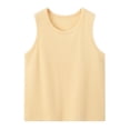 thumbnail image 1 of SNKSDGM Girls' Ribbed Knit Racerback Tank Top, High-Neck Solid Color Athletic Dance & Layering Camisole for Summer Wear, Under Jackets, and Dance Practice, 1 of 3