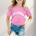 thumbnail image 1 of SNKSDGM Girls Shirts for Girls 14-16 Years Old Cute Tops for Girls 12-14 Clothing Set Boy and Girl Fashion Casual Print Round Neck Loose Short Sleeve T Shirt Top 10-11 Years, 1 of 3