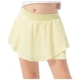 thumbnail image 1 of SNKSDGM Girls Skirts 7-8 Years Old Girls Yoga Sports Skirt Loose and Breathable Running Skirt Pants Light Two Piece Fitness Short Skirt Half Skirt 3-4 Years, 1 of 8
