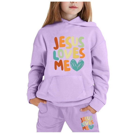 SNKSDGM Girls Spring Outfits for Girls 8-9 Easter Outfit Toddler Girl 4T-5T Children's Long Sleeved Hooded Hoodie Set Spring Outfits for Girls 6-7 8-9Years