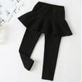 thumbnail image 1 of SNKSDGM Girls Sweatpants Long Length Toddler Girls' Leggings Skirt Ruffle Skirt Pants Kids 2-3 Years, 1 of 3