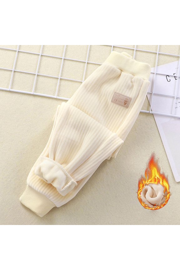 Girls Sweatpants Size 10-12 Pack Baggy Toddler Kids Baby Girls Boys Corduroy Pants Lined Thick Long Pants Athletic Active Jogger Pants Sweatpants 18-24 Months