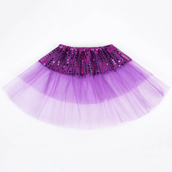 SNKSDGM Girls Tennis Skirt Set 5T Toddler Girls Birthday Party Tutu Skirt Performance Skirt Cute Fashion Skirt Show 2-8 Years