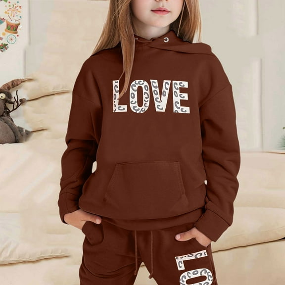 SNKSDGM Girls Toddler Outfits for Girls Summer Easter Outfit Toddler Girl 2T Dress Children's Fashion Casual Printed Long Sleeved Hooded Top Hoodie Pants Suit 2-3 Years