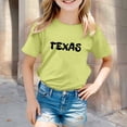thumbnail image 1 of SNKSDGM Girls Tops for Teens Casual Summer Clothes for Girls 10-12 Sweatshirts Children City Place Name Theme Printed T Shirt Boys and Girls Casual Comfortable Top 3-4 Years, 1 of 3