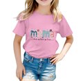 thumbnail image 1 of SNKSDGM Girls Tops for Teens Trendy Winter Clothes for Girls 10-12 Trendy Cute Children's Casual T Shirt Day Printed T Shirt(1Y 13Y) 6-7 Years, 1 of 3