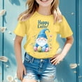 thumbnail image 1 of SNKSDGM Girls White Shirt Girls 10-12 Tops 2T Girl Clothes Summer Outfits Easter Girls Short Sleeve Printed T Shirt Top Casual Shirt 10-11 Years, 1 of 3