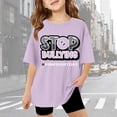 thumbnail image 1 of SNKSDGM July 2025 Toddler Girl T Shirts Kids Drop Shoulder Print Short Sleeve T Shirt Top (3 14Y) White T Shirts for Girls 120, 1 of 2