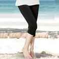 thumbnail image 1 of SNKSDGM Khaki Pants for Girls Size 8 Girls Summer Solid Color Stretchy Capri Leggings Comfortable Elastic Yoga Pants for Beach Gym and Casual Wear Lightweight and Breathable 12-13 Years, 1 of 3