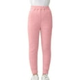 thumbnail image 1 of SNKSDGM Khaki Pants for Girls Size 8 Kids Winter Leggings for Girls Boys Thick Velvet Warm Pants Lined Winter Leggings Tights 3-4 Years, 1 of 3