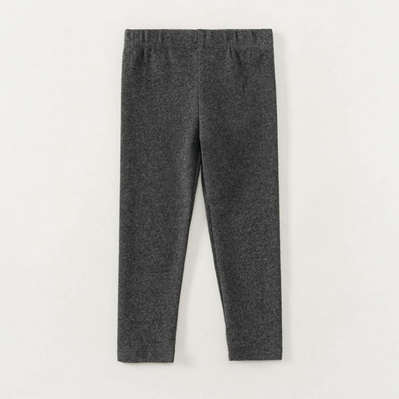 SNKSDGM Pants for Girls 9-10 Adjustable Waist Baby Toddler Girls Toddler Boys Autumn Solid Color Elastic Waist Sweatpants with and Leggings Warm Pull On Pants 6-12 Months