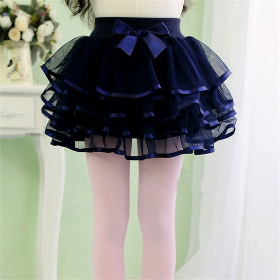 SNKSDGM Skirts for Girls 12-13 Gray Toddler Kids Solid Tutu Tiered Skirt Party Skirt Layered Skirt for Little Girls 1 10 Years 6-8 Years