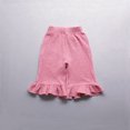 thumbnail image 1 of SNKSDGM Sweatpants for Girls 9-10 Ruffled Girls' Double Breathable Capri Pants 4-5 Years, 1 of 5