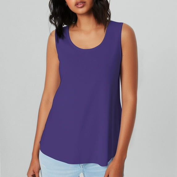 SNKSDGM Womens Sleeveless T Shirts Women's Plus Denim Crop Top Ladies' Casual Fashion Tank Top Spaghetti Strap Camisole V Neck Sleeveless Breathable Fabric Spring/Summer Wear Multiple Colors