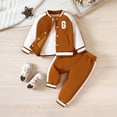 thumbnail image 1 of SNKSDGM Toddler Boys Clothes Sets 5T 4Th of July Toddler Boys Long Sleeve Letter Prints Tops and Pants Child Kids 2Pcs Set Outfits Kids Clothese 4-5 Years, 1 of 5