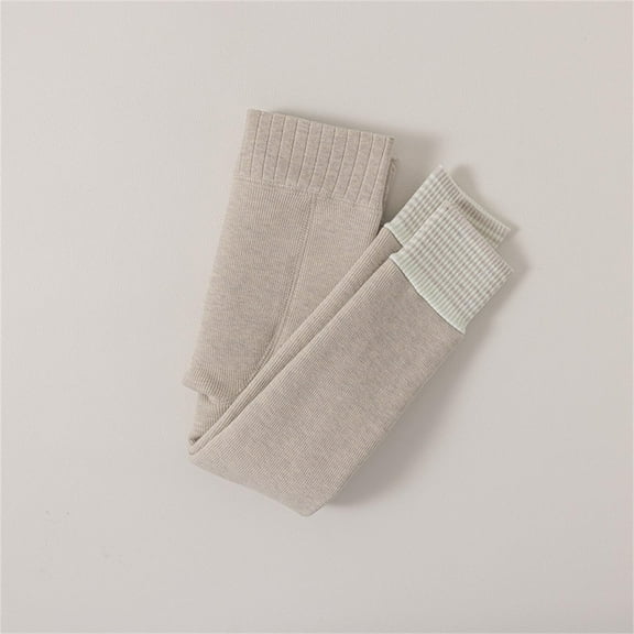 SNKSDGM Toddler Girl Pants 5T Jeans Winter Thick Padded Tights for Children Leggings for Girls Leggings Thermal Pantyhose Ninth Pants 9-12 Years