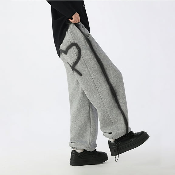 SNKSDGM Toddler Girl Pants Set 5T Kids Girls' Wide Leg Sweatpants High Elastic Waist Pants Drawstring Casual Straight Leg Jogger Swearpants with Pocket 6-7 Years