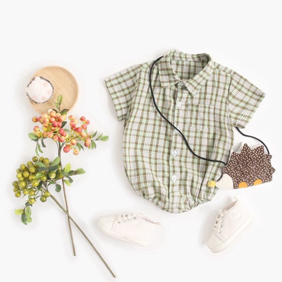 SNKSDGM Toddler Sweatshirt 4T 4/July Boys Girlsshort Sleeve Print Romper Clothes Summer for Children 12-18 Months