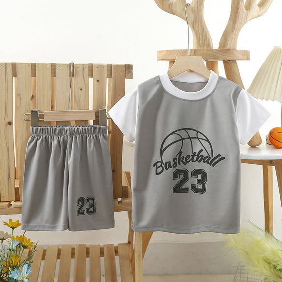 SNKSDGM Toddler Sweatshirts 4T July 4Th Kids Sports Shorts Sets Boys Tracksuit 2 Piece Basketball Performance Tank Top and Mesh Shorts Quick Drying Set(1 12 Years) 5-6 Years