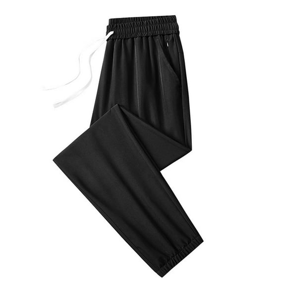 SNKSDGM Women's Plus Black Dress Pants Women Petite Length Womens Linen Pants Long Length Tall 34 Inseam Cool Ice Silk Sweatpants Super Stretch Pants Men's and Women's Casual Jogging Sweatpants Xl