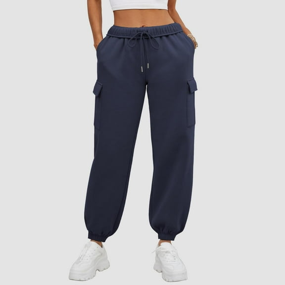 SNKSDGM Women's Plus Black Pants for Women Casual Summer Beach Pants for Women Womens Sweatpants Cargo Lined Baggy Athletic Jogger with Pockets 2025 Casual Trendy Pants Fall Outfits