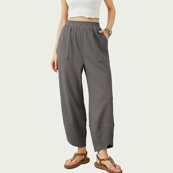 SNKSDGM Women's Plus Black Pants for Women Petite Short Womens Linen Pants Petite Short Length Womens 2025 Sweatpants Lined Baggy Athletic Jogger with Pockets Casual Trendy Pants