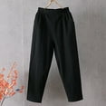 thumbnail image 1 of SNKSDGM Women's Plus Black Work Pants Women Plus Size Sweatpants Women Baggy Tall "Women's Lightweight Casual Plus Size White Loose Fit High Waisted Crop Pants", 1 of 3