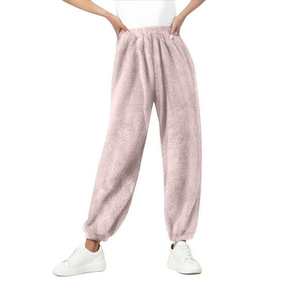 SNKSDGM Women's Plus Capri Pants for Women Stretch Dressy Pants for Women Jeans Baggy Women Fashion Comfort Casual Solid Pants Sports Furry Pants Corset Pants