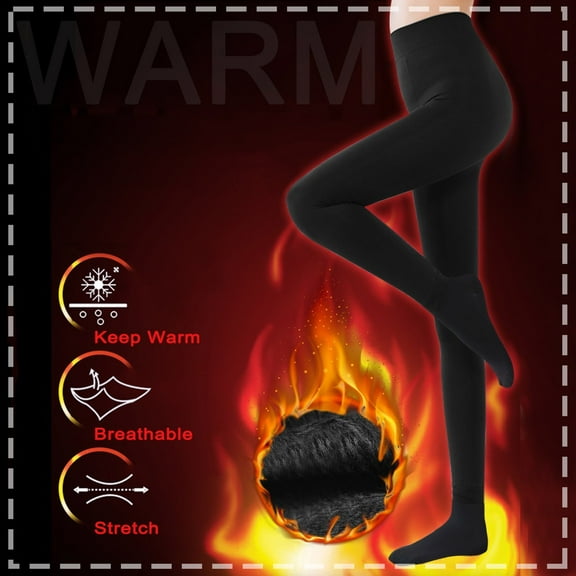 SNKSDGM Women's Plus Capri Yoga Pants for Women Low Rise Flare Leggings for Women Tall with Pockets Tights Lined Warm Women Warm Fashion Pants Pantyhose Leggings Pants Brushed Winter Thick Pants
