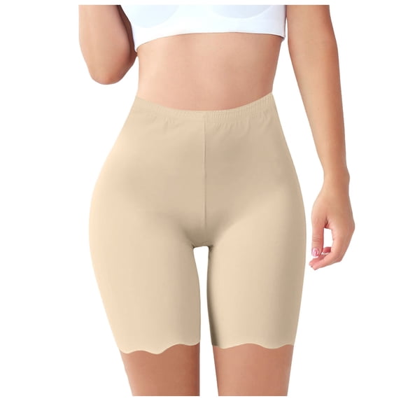 SNKSDGM Women's Plus Capri Yoga Pants for Women Petite Length Gym Leggings for Women Pack Summer Thin Ice Silk Light Pants Three Point Leggings Comfortable Women's Shorts