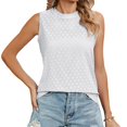thumbnail image 1 of SNKSDGM Women's Plus Casual Easter Shirts Plus Size Tops for Women Summer Women's Summer New Round Neck Sleeveless Printed Casual Tank Top T Shirt Shirts for Women Plus Size Dressy Casual, 1 of 5