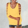 thumbnail image 1 of SNKSDGM Women's Plus Casual Easter Shirts off The Shoulder Tops for Women Plus Size Dressy Women's off The Shoulder Casual T Shirt with Point Pullovers Summer Tops for Women, 1 of 7