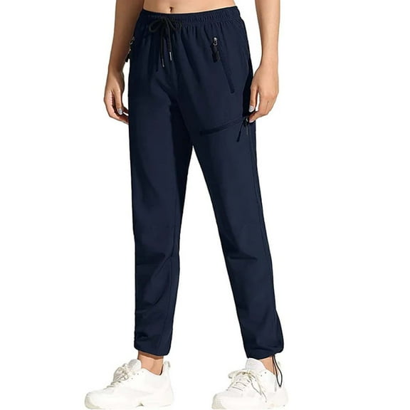 SNKSDGM Women's Plus Dress Pants Women Straight Leg Beach Pants for Women Short Outdoor Hiking Pants Sun Breathable & Stretchy Running Trousers