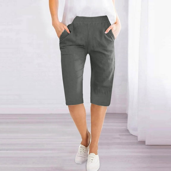 SNKSDGM Women's Plus Dress Pants Women Wide Leg Black Pants for Women High Waisted Business Women Mid Pants Wide Leg Casual Pants with Pockets Lightweight High Elastic Waist Loose Trousers
