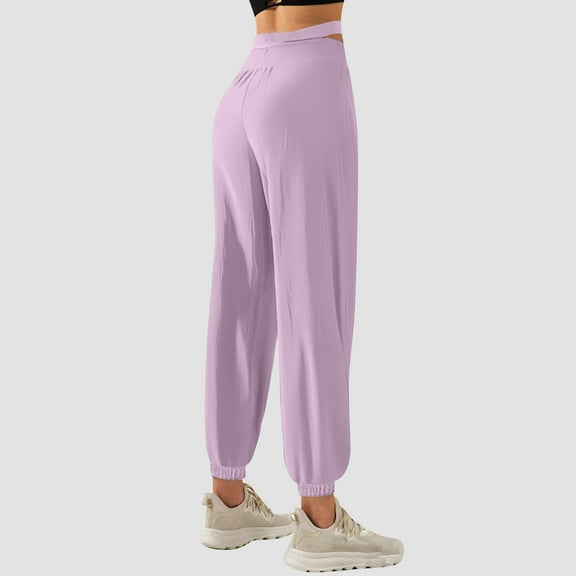 SNKSDGM Women's Plus Khaki Pants for Women Straight Leg Women's Pants Petite Plus Women's Yoga Pants High Waisted Elastic Waist Pants High Waisted Jogger Casual Soft Hiking Gym Trousers S